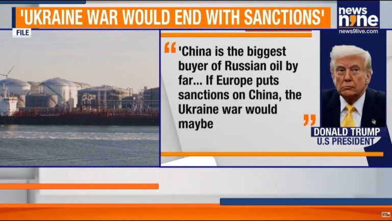 Trump Accuses India and China of Fueling Ukraine Conflict Through Russian Energy Imports