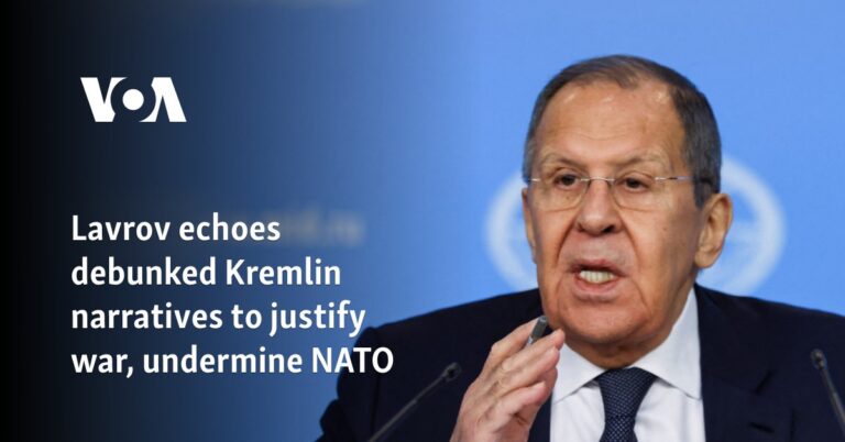 Lavrov Condemns Ukraine’s “Nazi Regime” for Targeting Russian Heritage