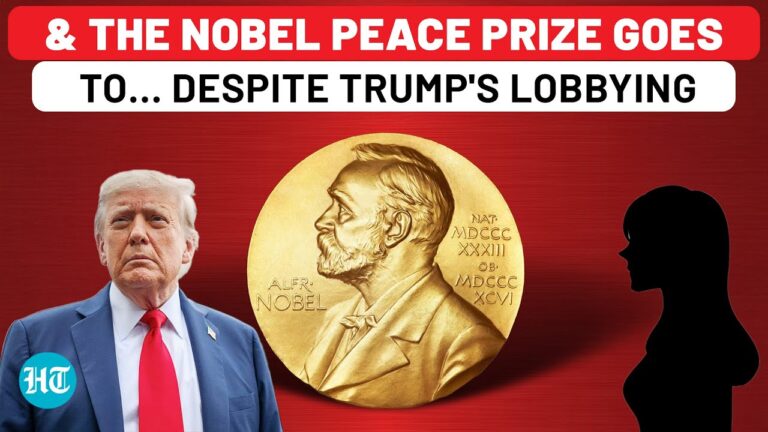 Trump Shunned in Nobel Peace Prize Decision as Venezuela Opponent Honored