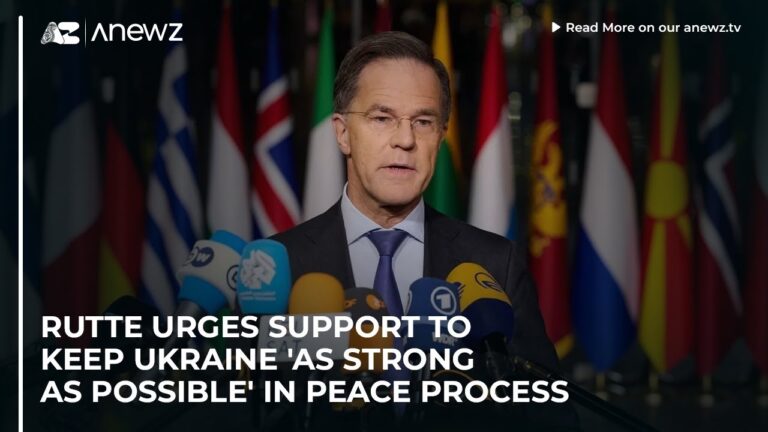 Rutte Calls for Continued Military Aid Despite Peace Efforts